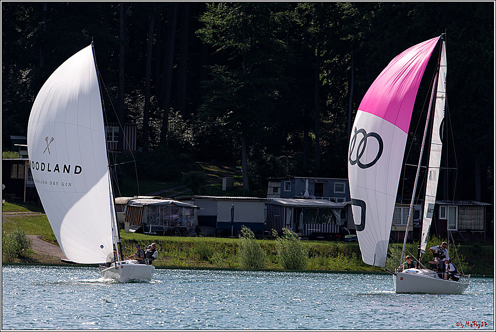 J70 - WOODLAND, 12.06.2021 Segelboot; Segeln; Woodland; Spinnaker; J70; Sorpesee; Sauerland